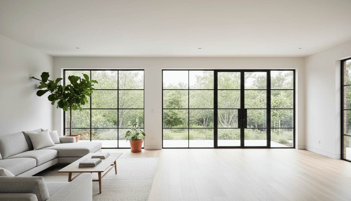 Modern window installation in a bright Astana home